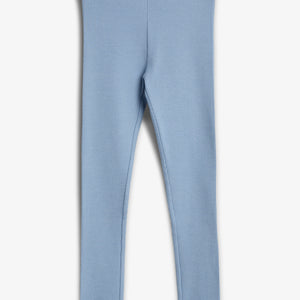 Modal Rib Leggings - Blue | 100330 Fiona