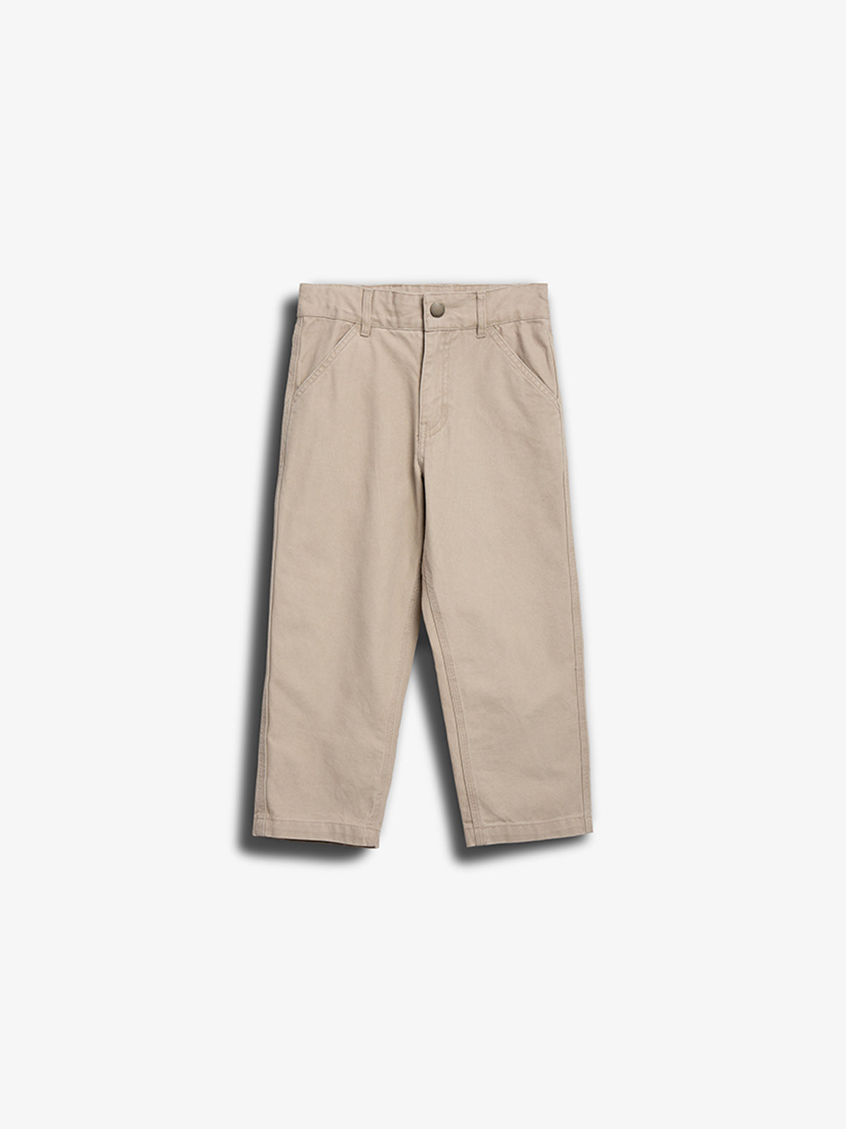 Canvas Trousers - Tween - Greige | 100336 Dereck