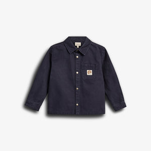 Canvas Overshirt - Kids - Navy | 100128 Dereck