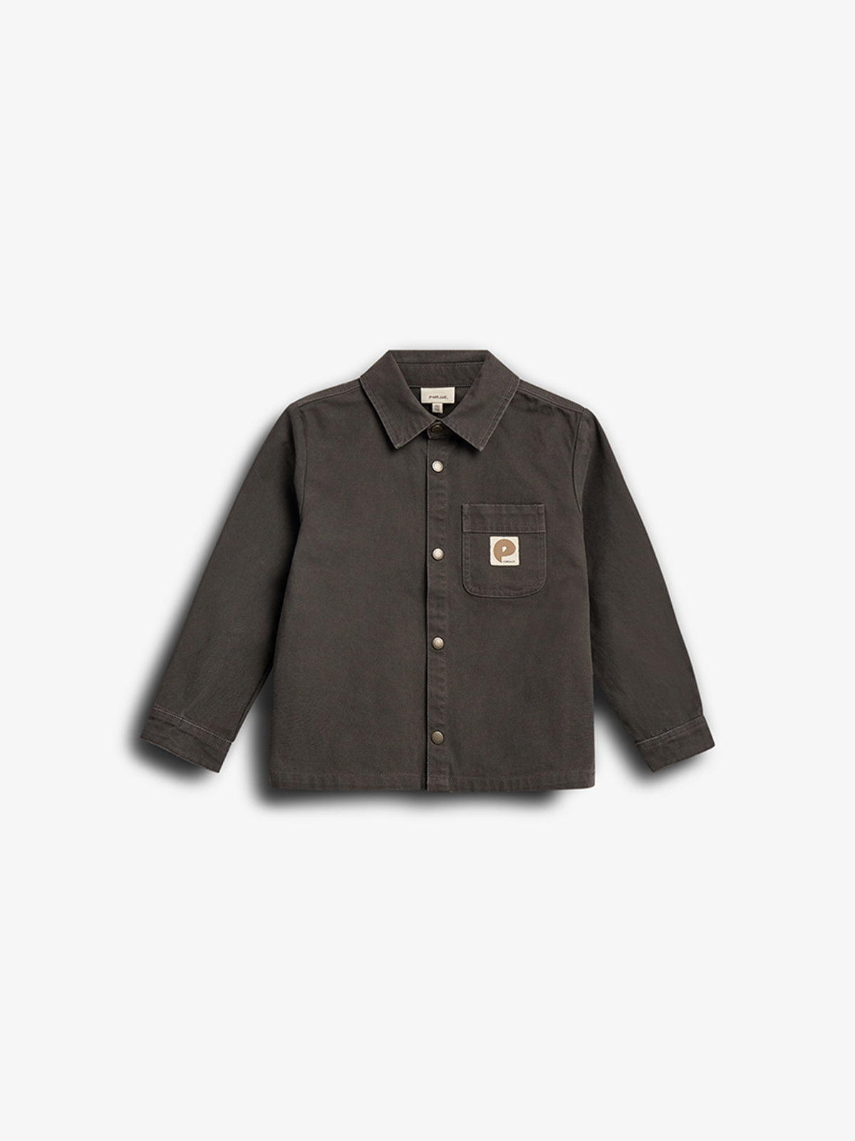Canvas Overshirt - Kids - Dark Grey | 100129 Dereck