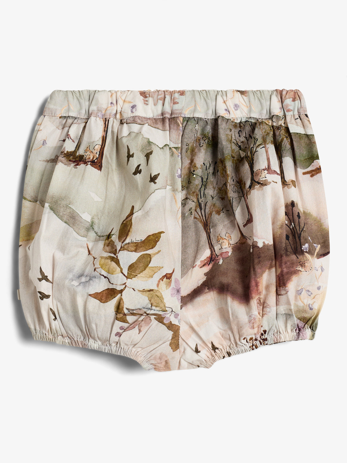 Poplin Bloomers w. Scenic Print - Little - Moonlight/Purple