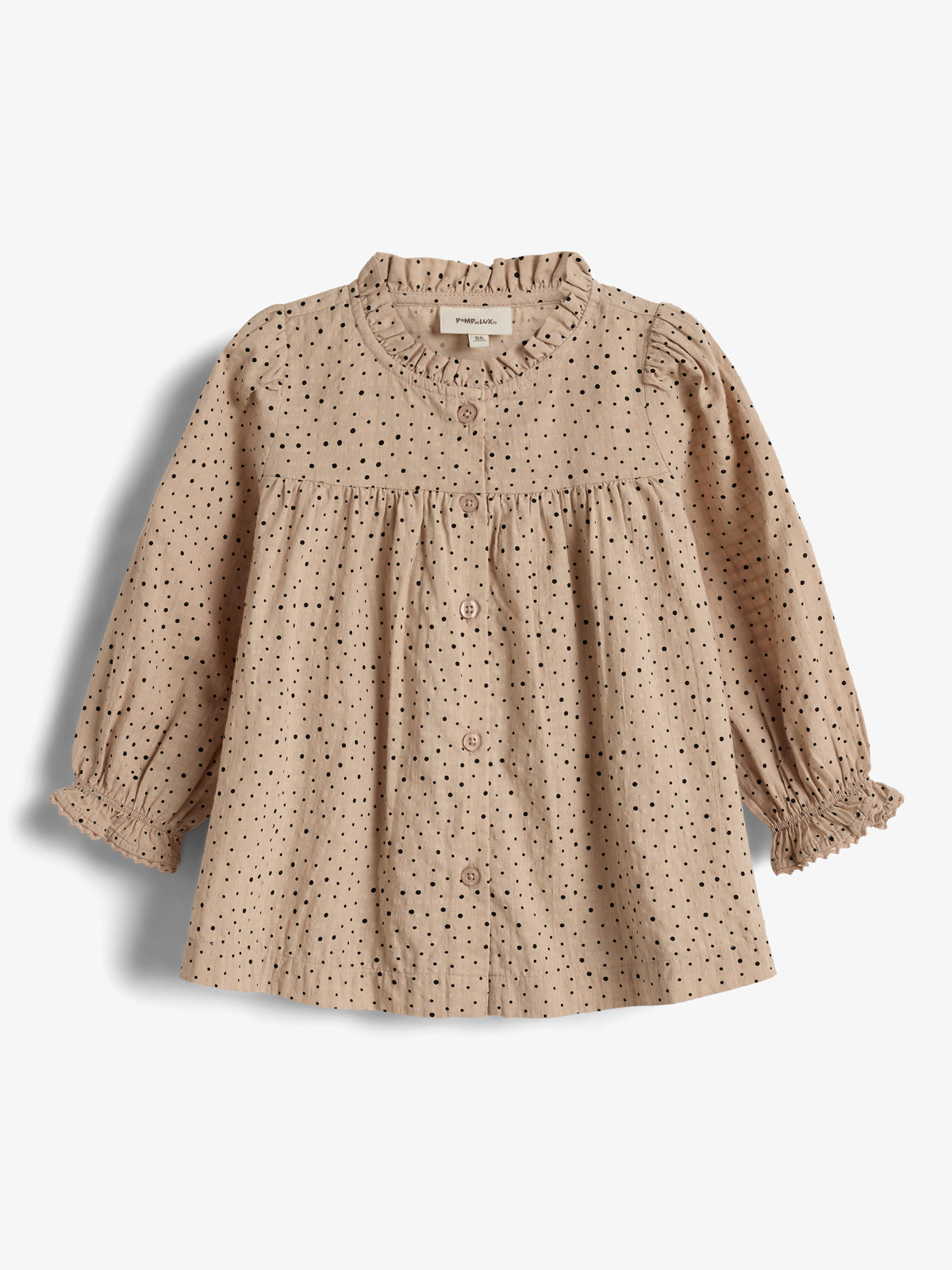 Cotton Tunic w. Micro Dots - Little - Moonlight