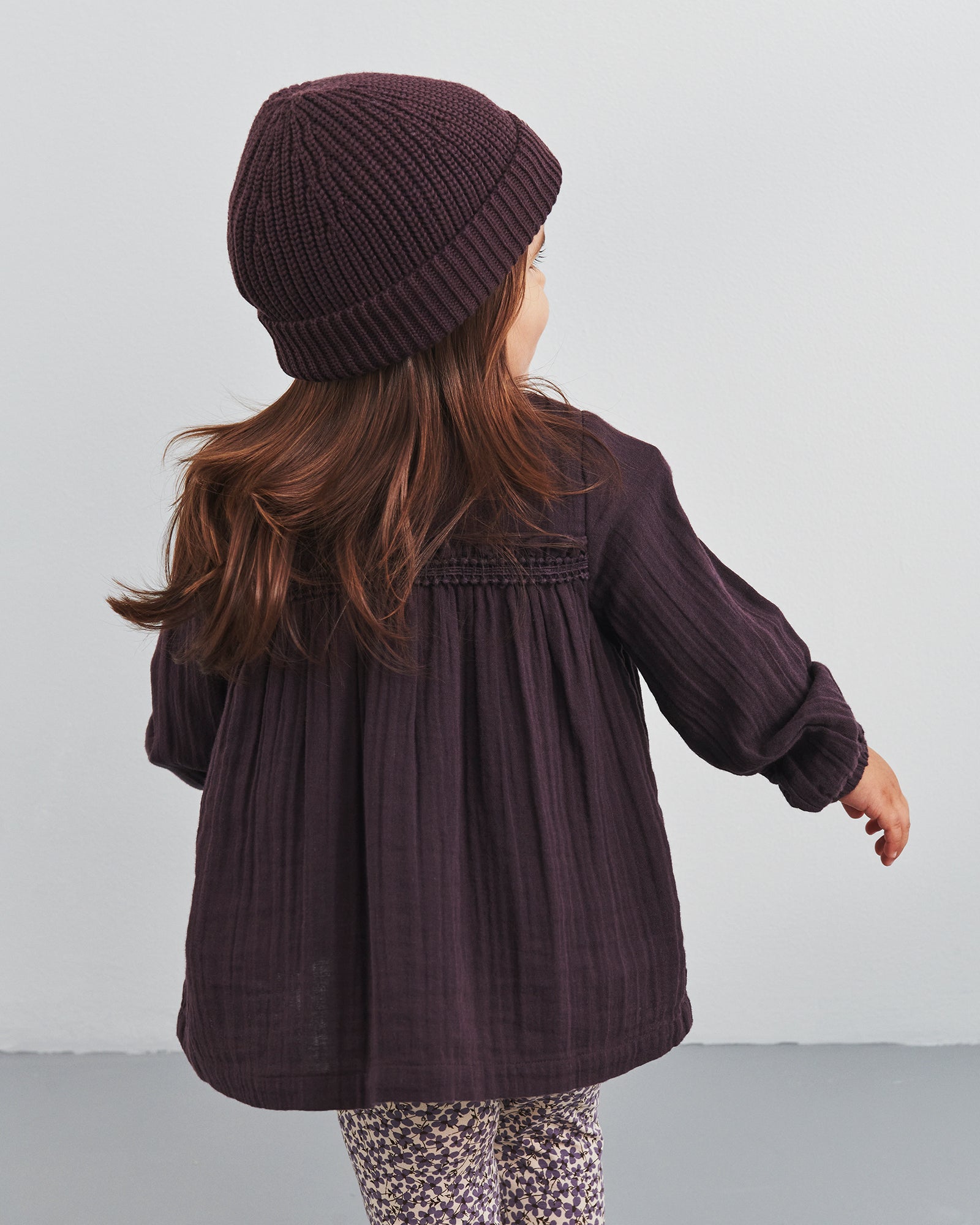 Boho Tunic - Little - Dark Purple