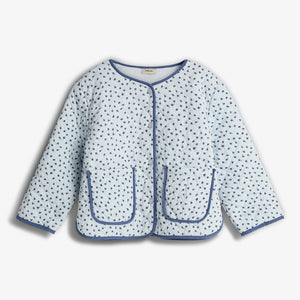 Quilted Jacket - Blue Flower | 100314 Maja