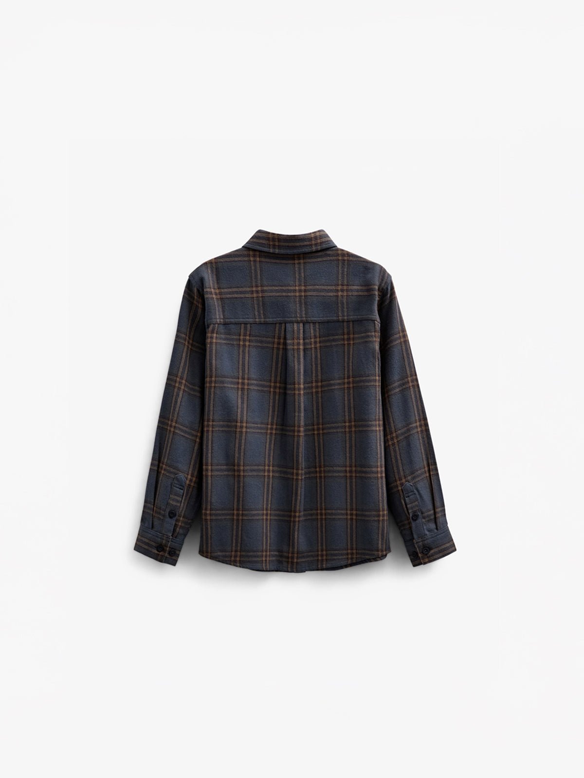 Checked Flannel Shirt - Tween - Navy Check | 100528 Henry