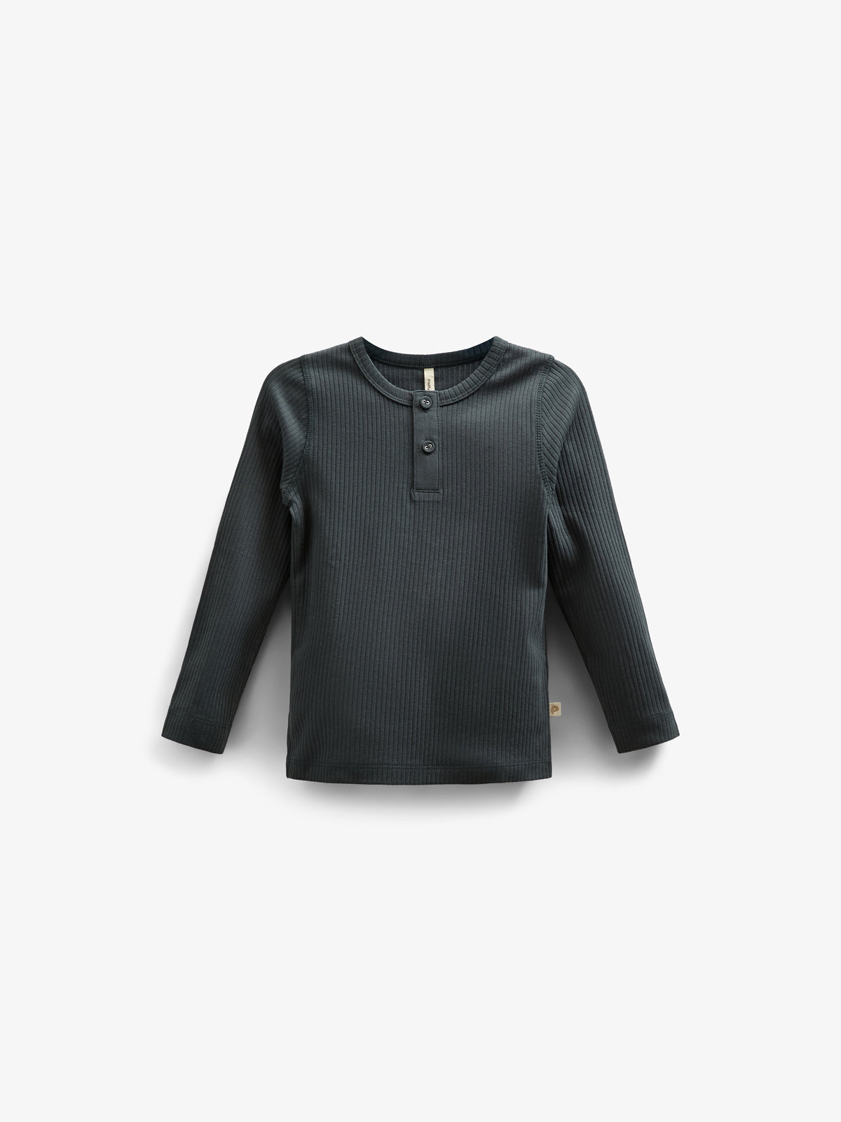 Long Sleeve Cotton Rib T-shirt - Tween - Forest Green | 100567 Manson