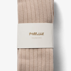 Tights 2-pack - Little - Moonlight/Dark Beige