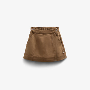 Faux Suede Skirt - Kids - Coffee | 100592 Selene