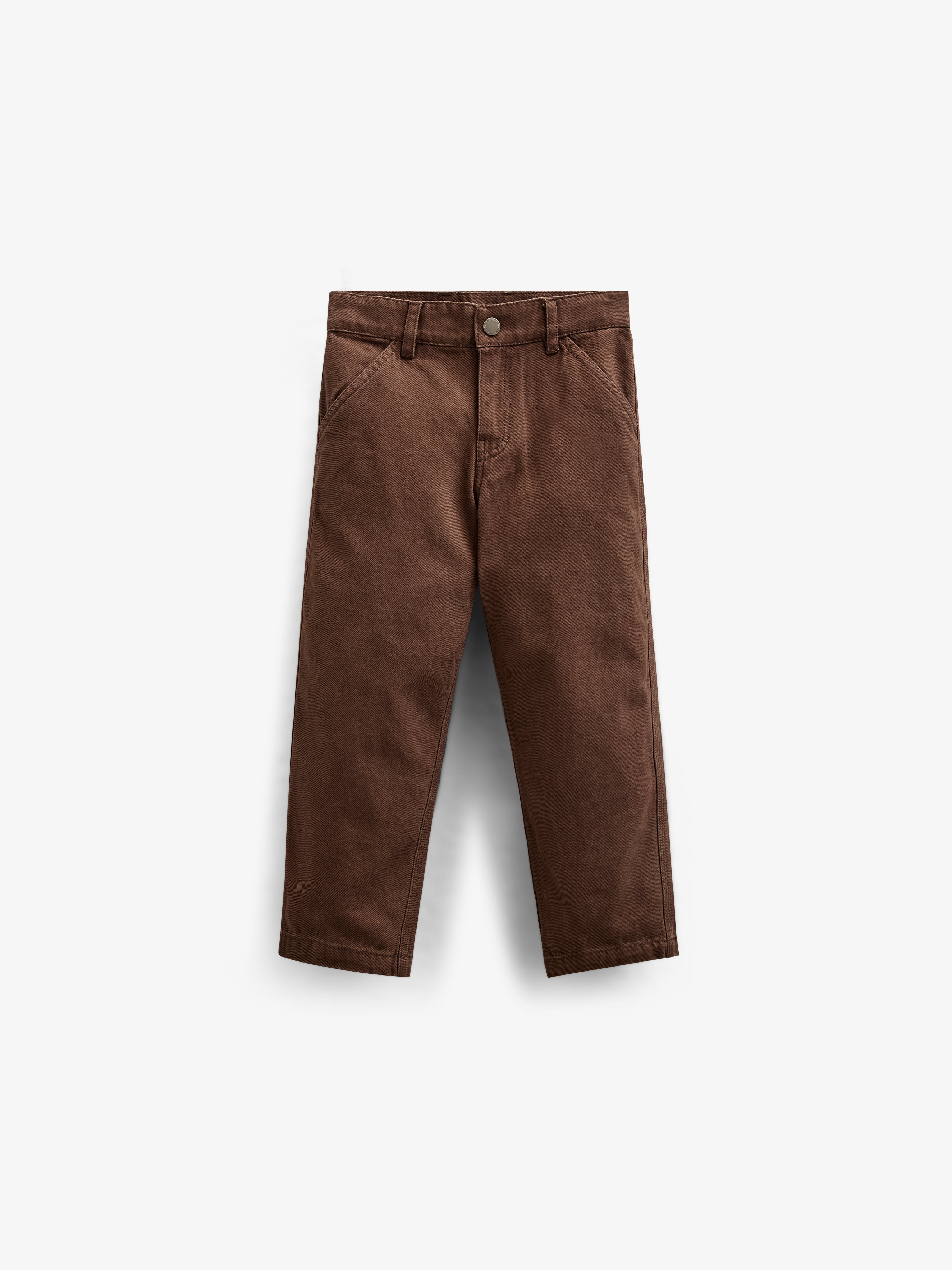 Twill Trousers - Tween - Chocolate | 100607 Carter