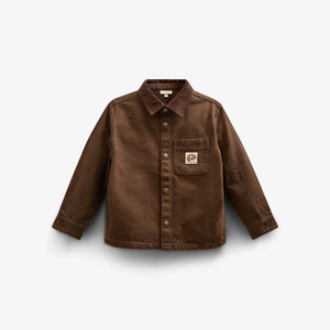 Twill Overshirt - Tween - Chocolate | 100611 Carter