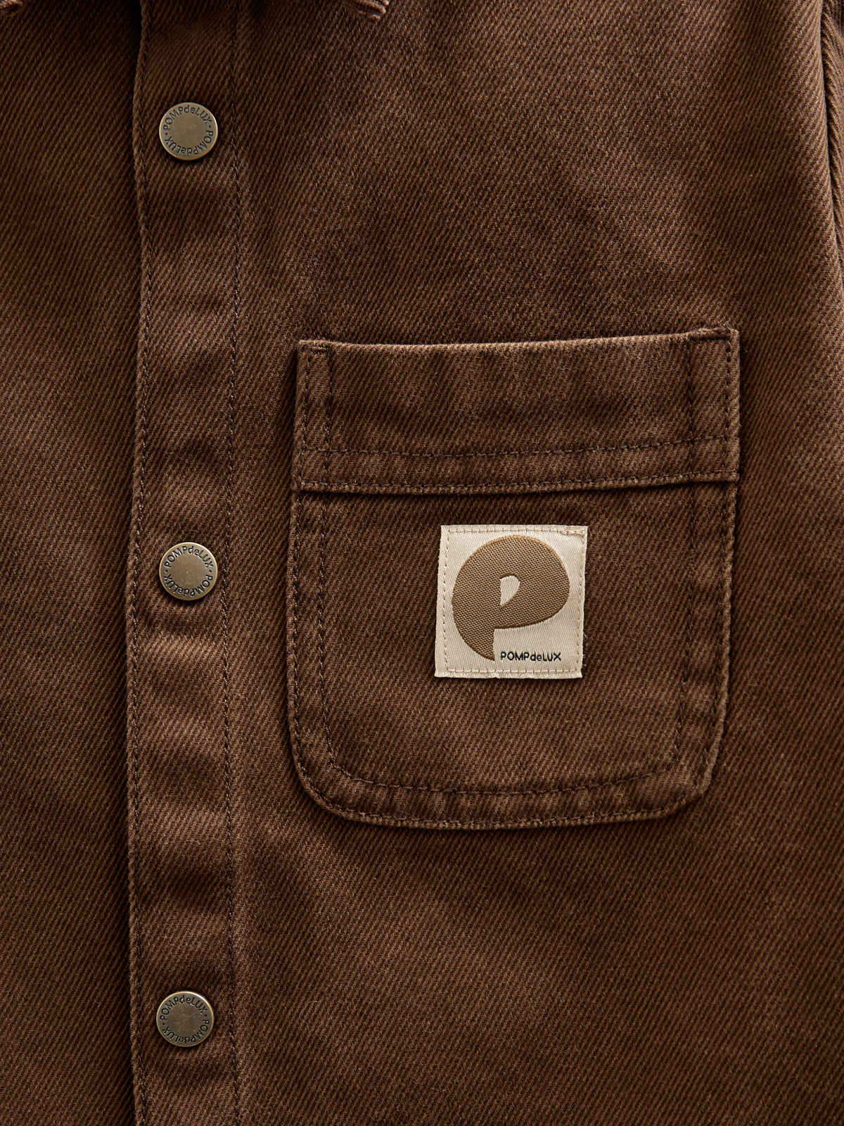 Twill Overshirt - Tween - Chocolate | 100611 Carter