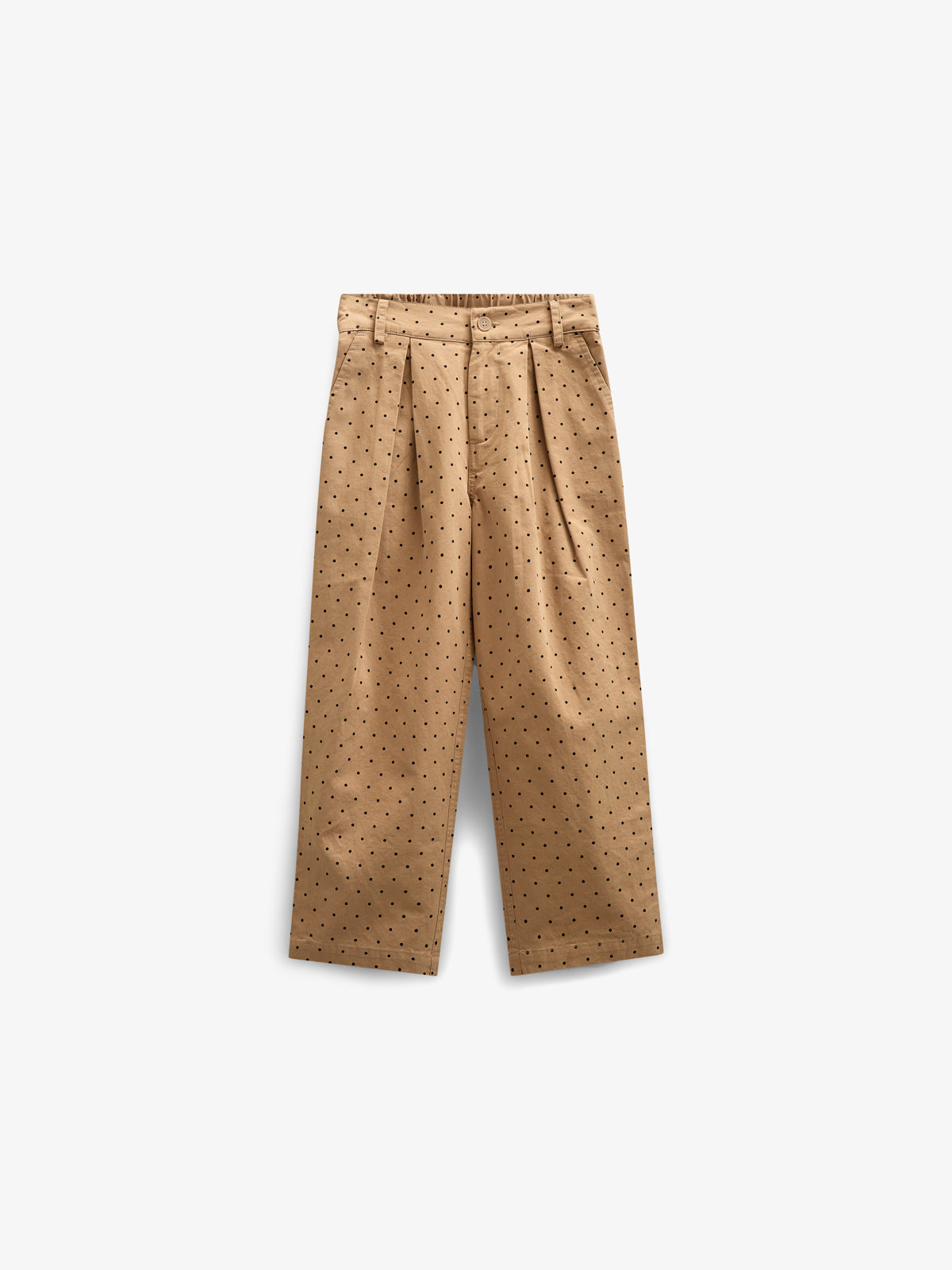 Twill trousers with Dot - Tween - Beige | 100615 Iris