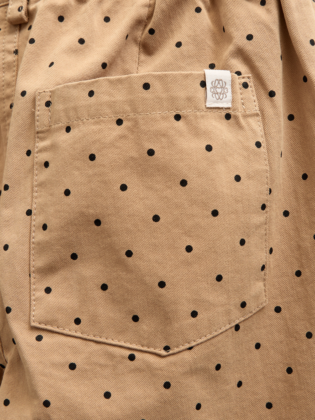 Twill trousers with Dot - Tween - Beige | 100615 Iris