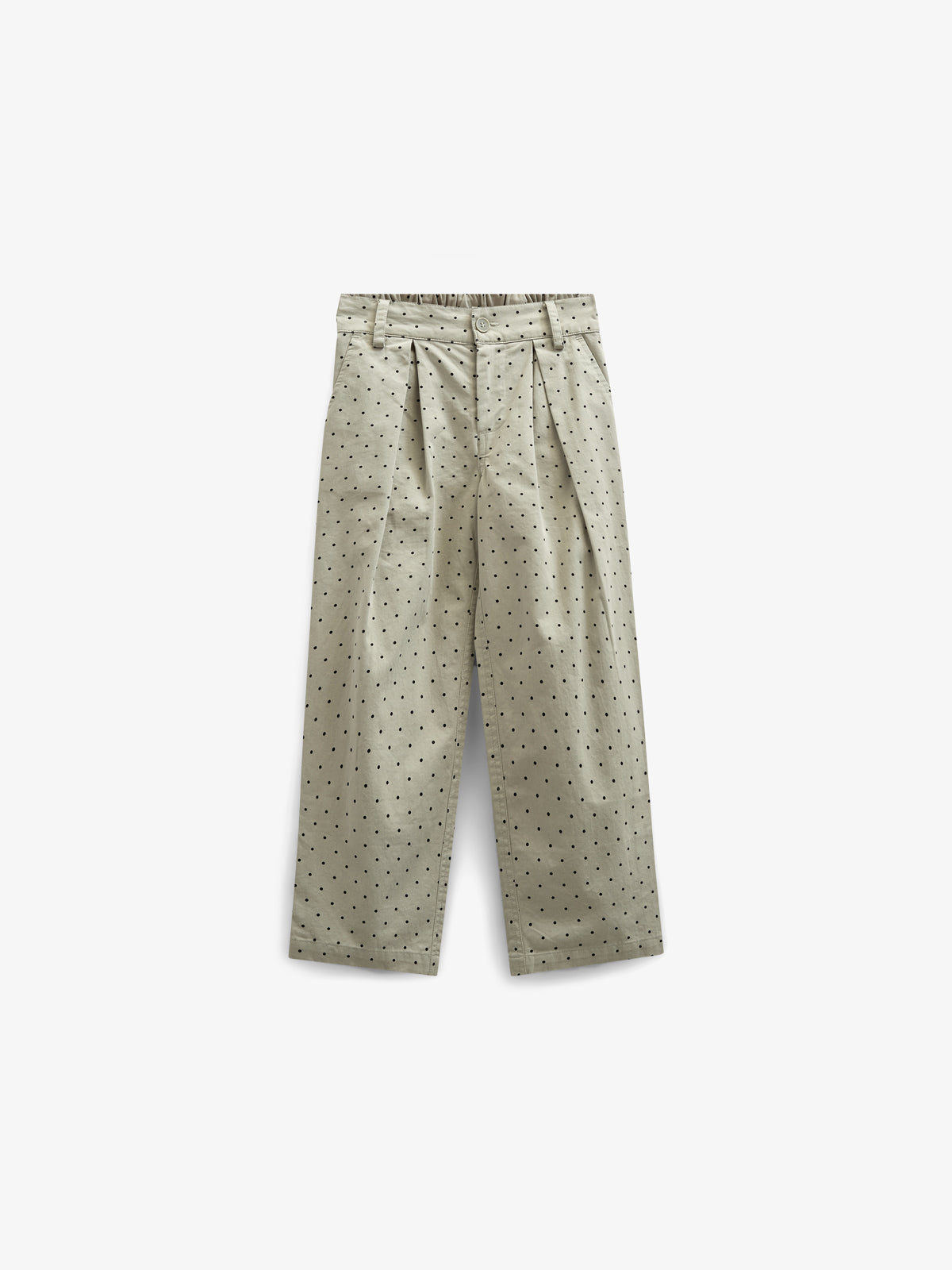 Twill trousers with Dot - Tween - Dusty Green | 100617 Iris