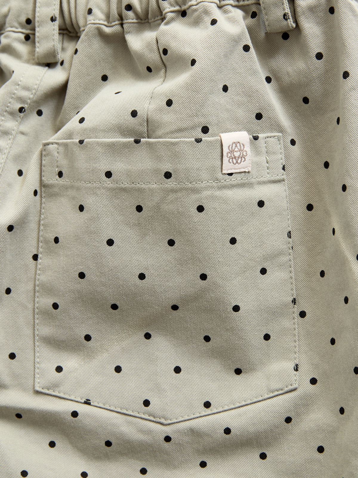 Twill trousers with Dot - Tween - Dusty Green | 100617 Iris