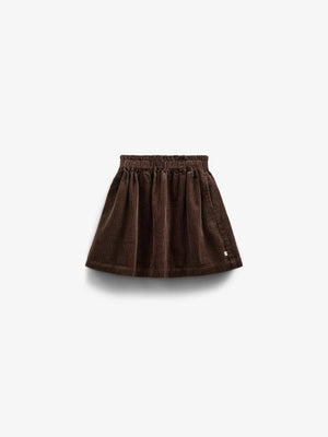 Bold Corduroy Skirt - Tween - Chocolate | 100625 Margot