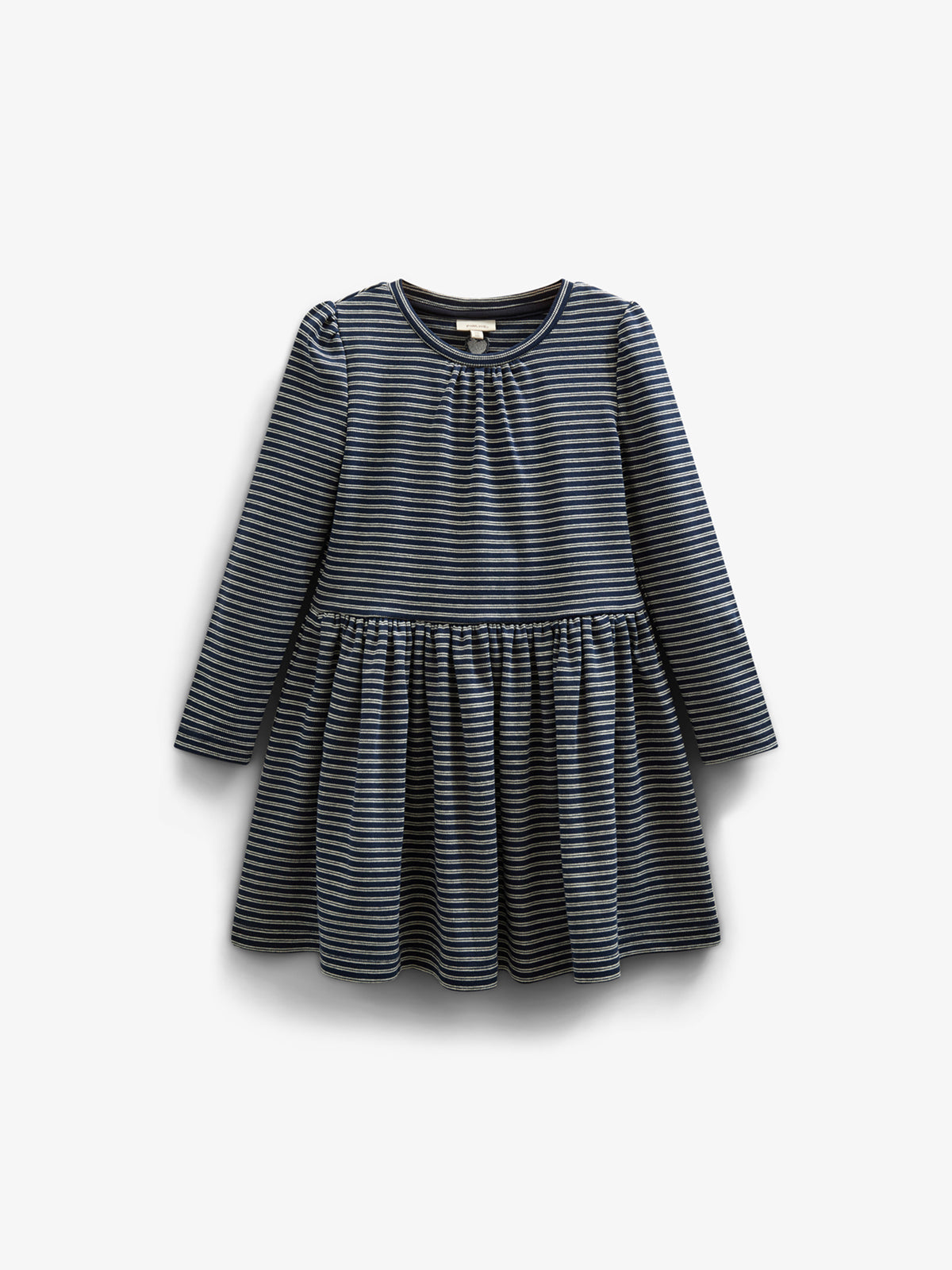 Striped Jersey Dress - Kids - Navy Stripe | 100652 Elise