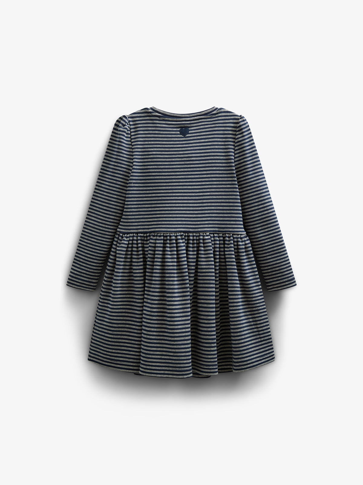Striped Jersey Dress - Kids - Navy Stripe | 100652 Elise