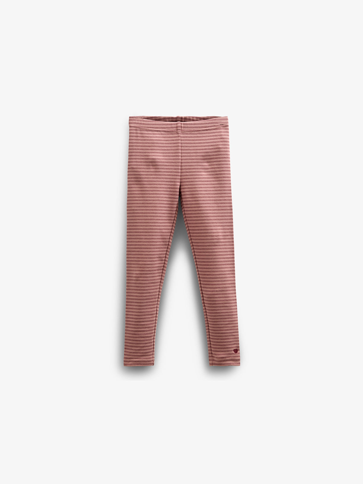 Striped Jersey Legging - Kids - Rose Stripe | 100654 Elise