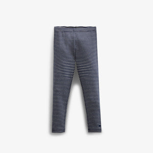 Striped Jersey Legging - Kids - Navy Stripe | 100655 Elise
