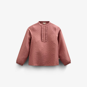 Printed Crepe viscose Shirtblouse - Tween - Rose | 100657 Ana