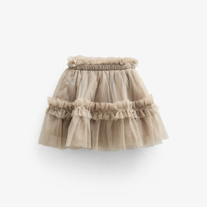 Tulle Skirt - All - Caffe Latte | 100670 Mille