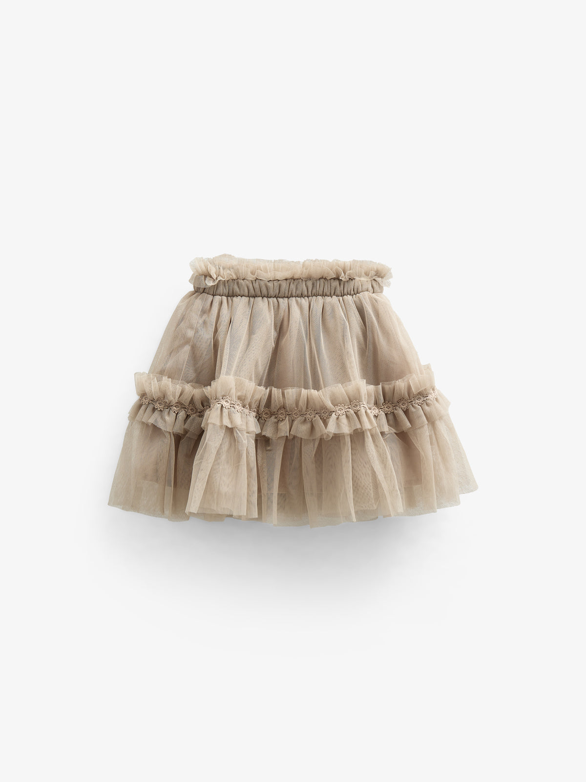 Tulle Skirt - All - Caffe Latte | 100670 Mille