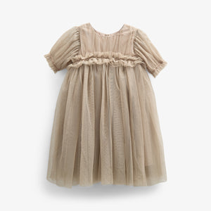 Tulle Dress - All - Caffe Latte | 100672 Mille