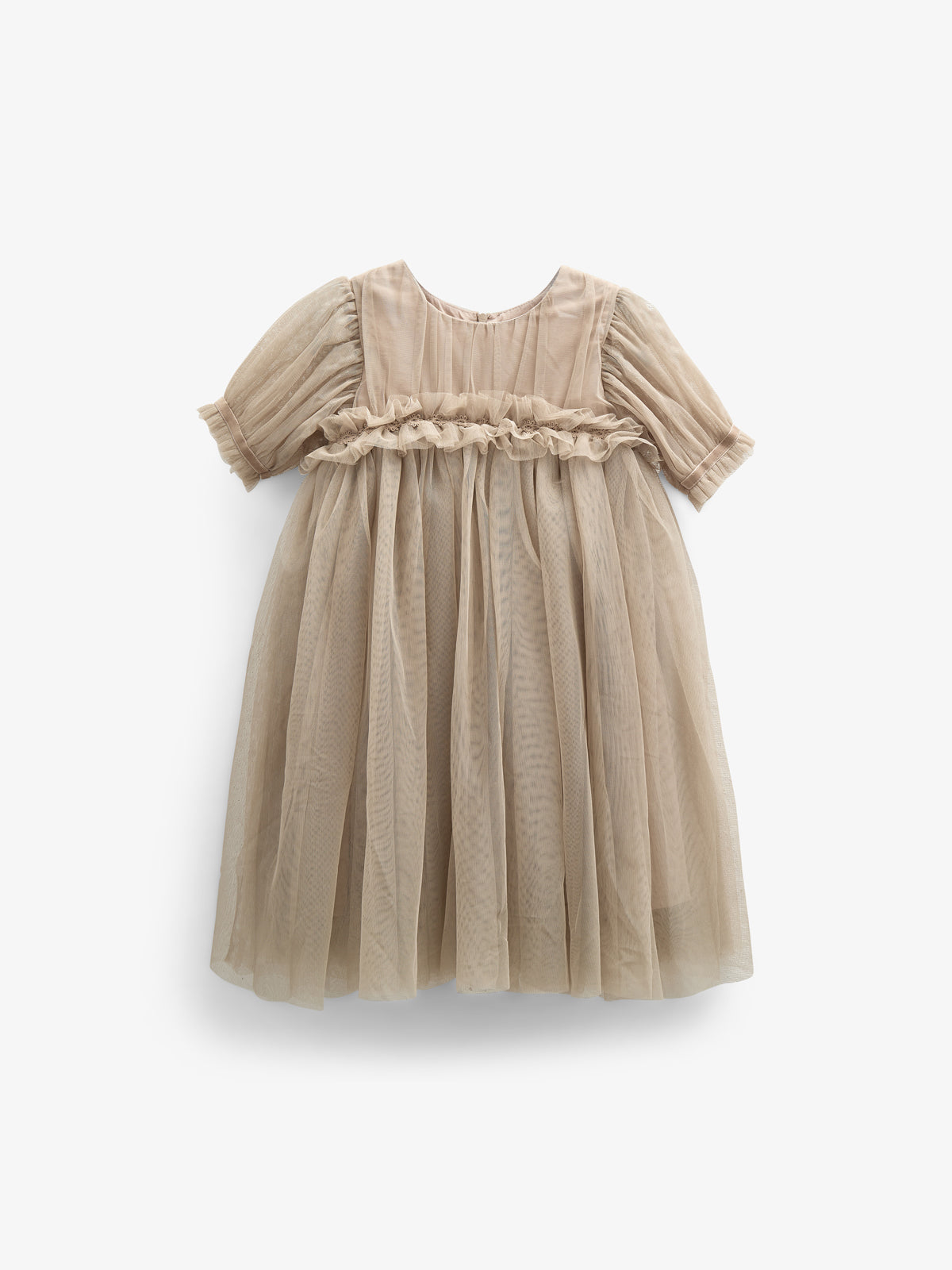 Tulle Dress - All - Caffe Latte | 100672 Mille