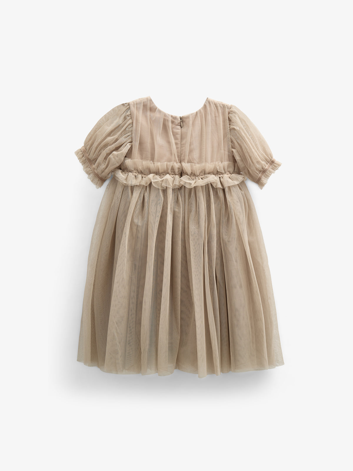 Tulle Dress - All - Caffe Latte | 100672 Mille