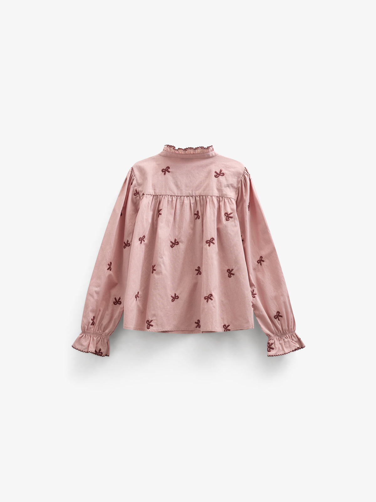 Poplin Blouse with Embroidery - Tween - Rose | 100678 Adison