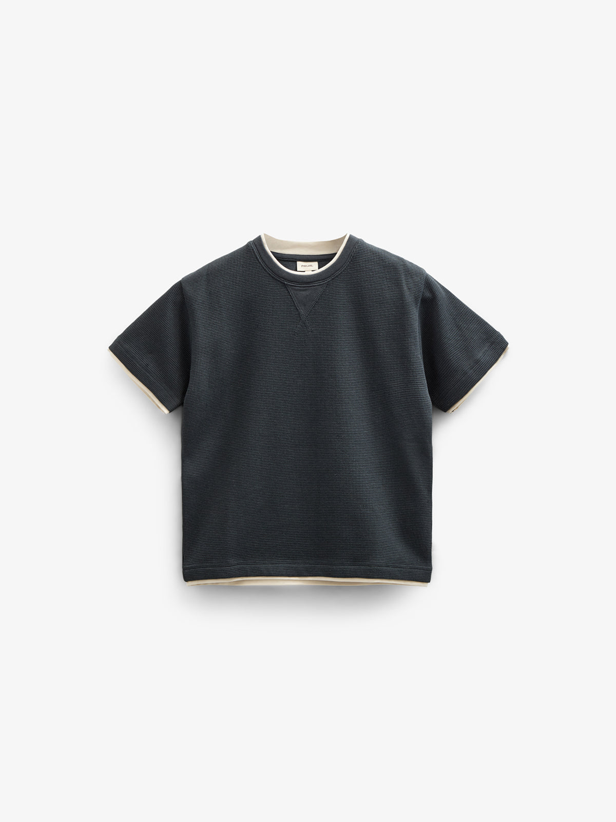 Textured Short Sleeve T-Shirt - Tween - Forest Green | 100714 Malthe