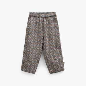 Printed Double Gauze Trousers - Kids - Blue / Brown | 100733 Maggie