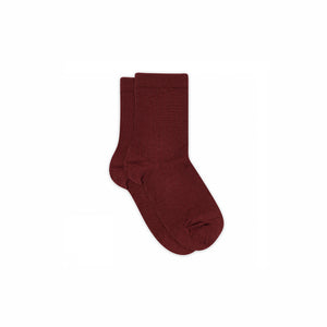 MP Wool Rib Socks - All - Burgundy | 100735 MP Wool Socks
