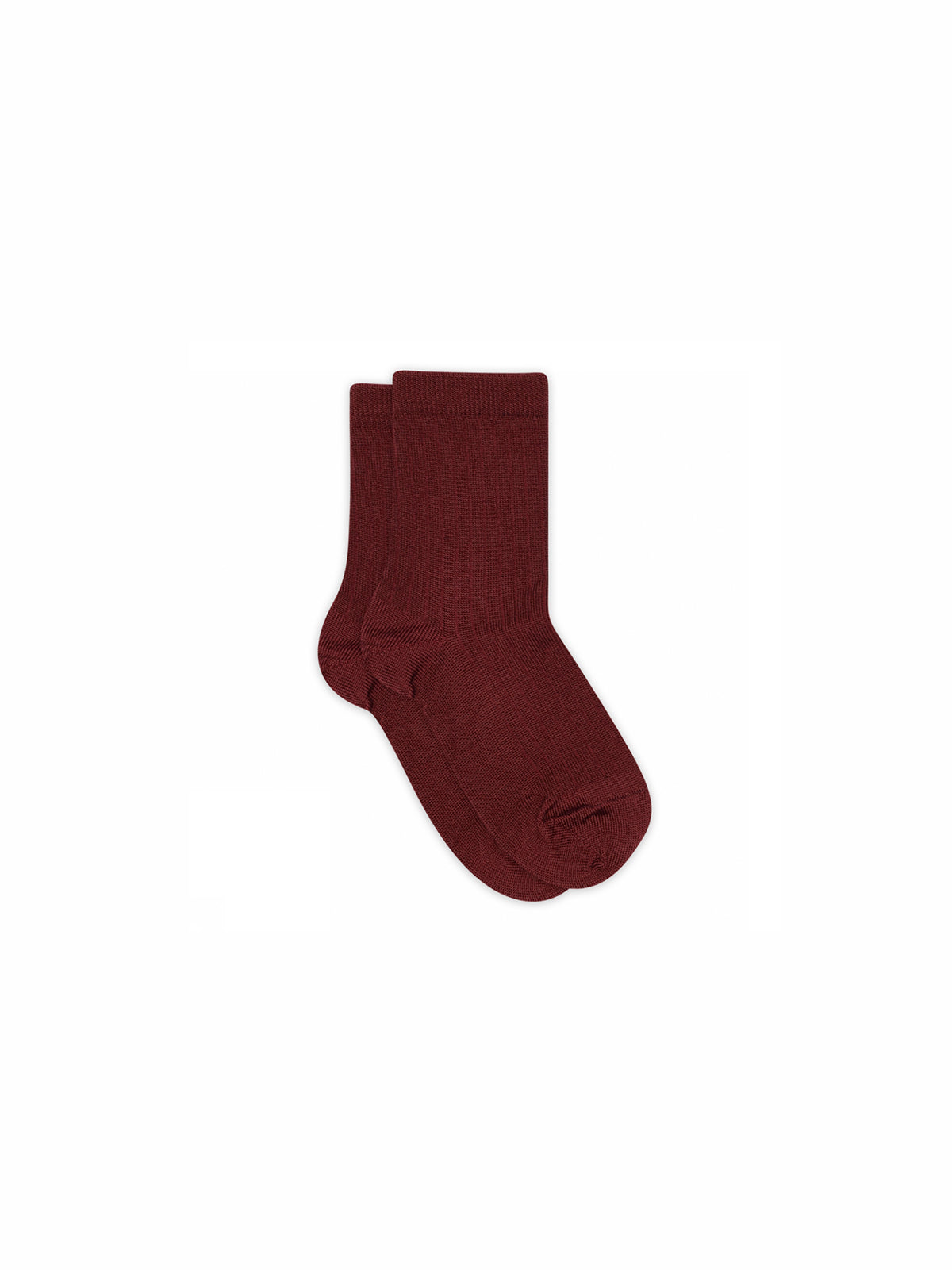 MP Wool Rib Socks - All - Burgundy | 100735 MP Wool Socks