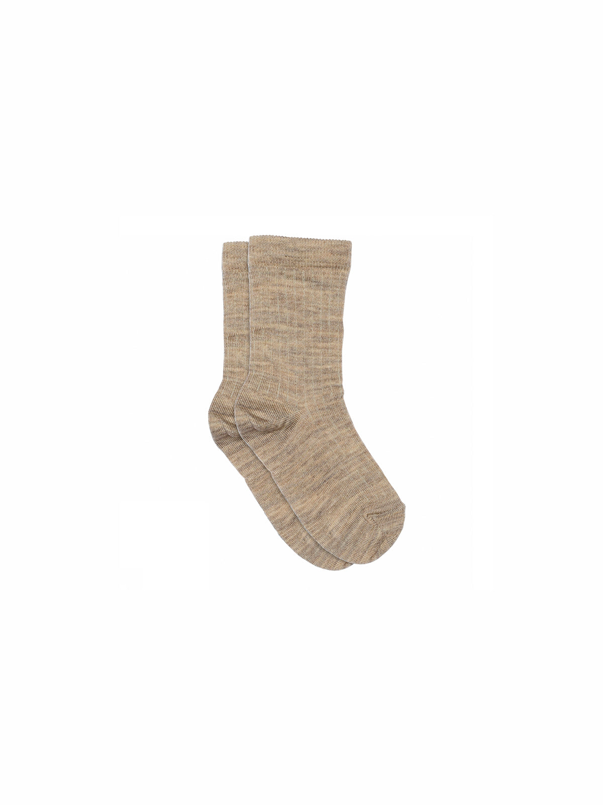 MP Wool Rib Socks - All - Caffe Latte Melange | 100736 MP Wool Socks