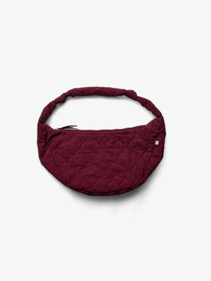 Quilted Bumbag - All - Burgundy | 100738 Bella