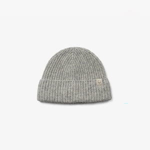 Wool Mix Beanie - All - Grey Melange | 100749 Cork