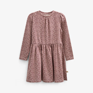 Printed Jersey Dress - Kids - Vintage Red | 100762 Ada