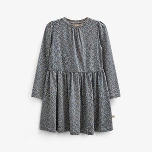 Printed Jersey Dress - Kids - Blue | 100764 Ada