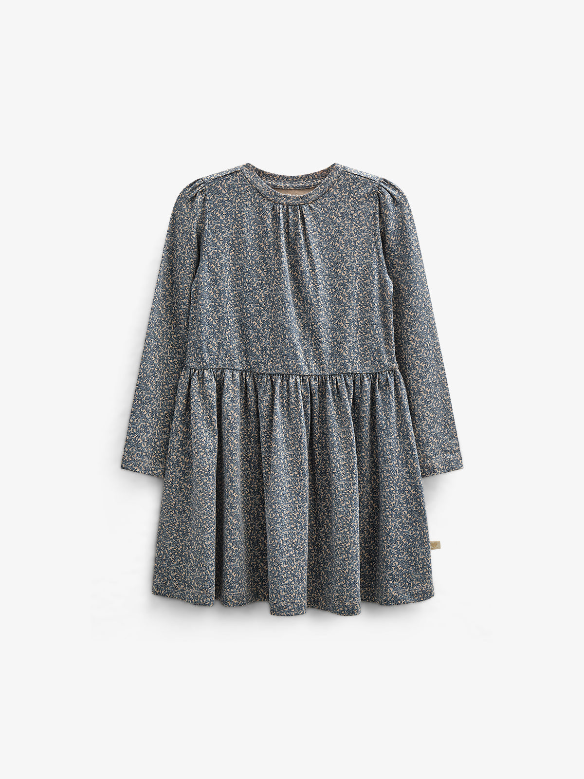 Printed Jersey Dress - Kids - Blue | 100764 Ada