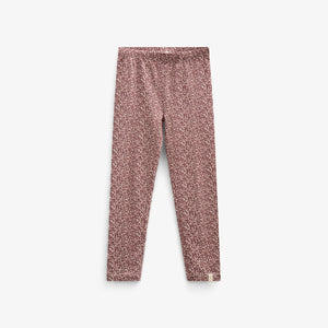 Printed Jersey Leggings - Kids - Vintage Red | 100766 Ada