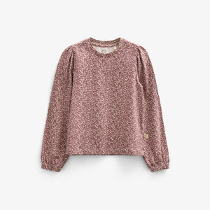 Printed Jersey Blouse - Tween - Vintage Red | 100771 Ada