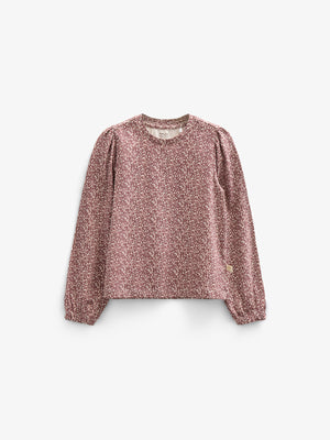 Printed Jersey Blouse - Tween - Vintage Red | 100771 Ada