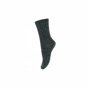 MP Wool Slouch Socks - All - Forest Green Melange | 100778 MP Noa Socks