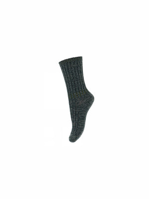 MP Wool Slouch Socks - All - Forest Green Melange | 100778 MP Noa Socks