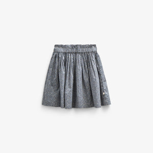 Printed Cotton Poplin Skirt - Tween - Blue | 100795 Allie