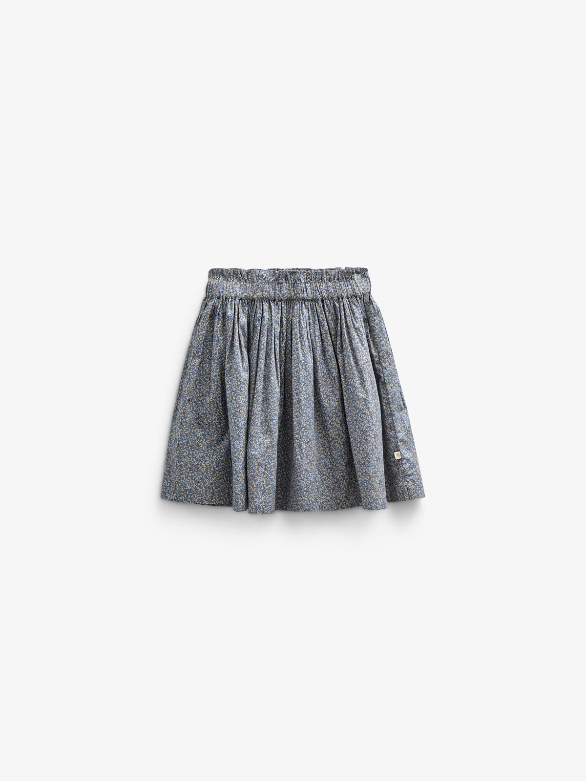 Printed Cotton Poplin Skirt - Tween - Blue | 100795 Allie