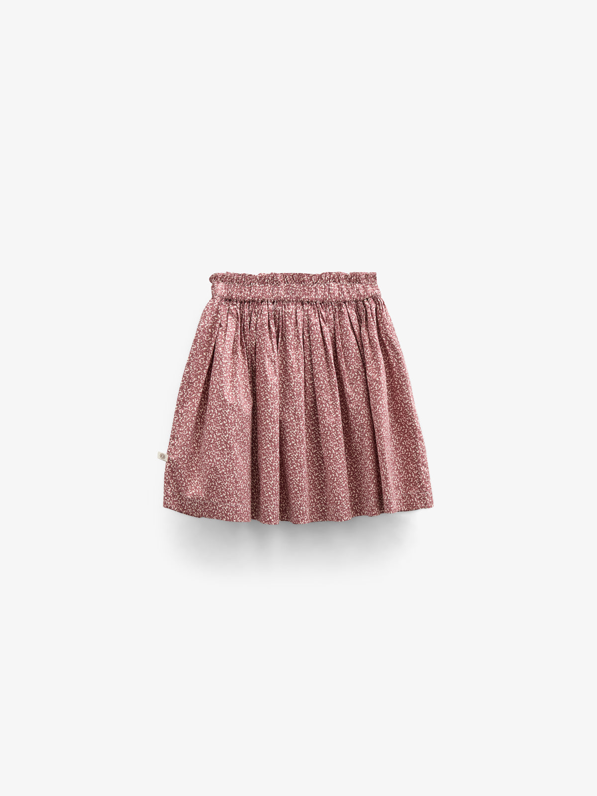 Printed Cotton Poplin Skirt - Tween - Vintage Red | 100797 Allie