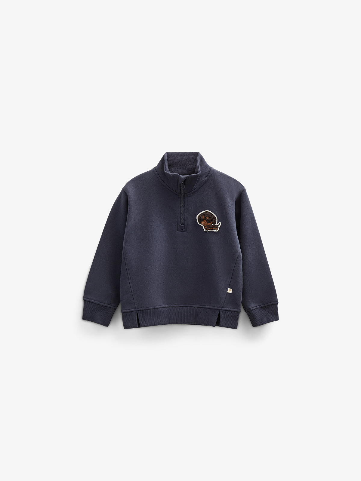 Half Zip Sweatshirt - Kids - Navy | 100806 Tristan